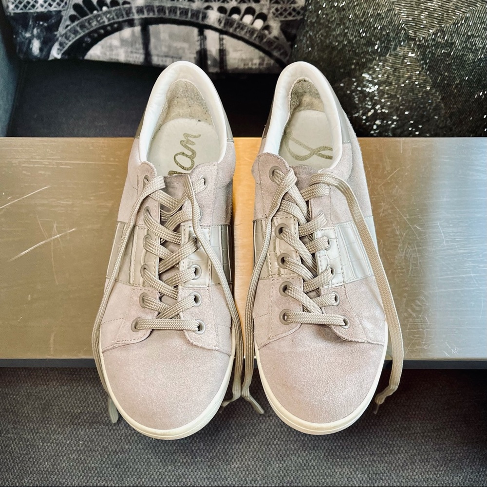 Sam Edelman Marquette Suede Lace-Up Sneaker 6.5